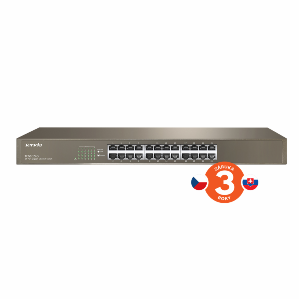 Tenda TEG1024G - 24-port Gigabit Ethernet Switch, 10/100/...