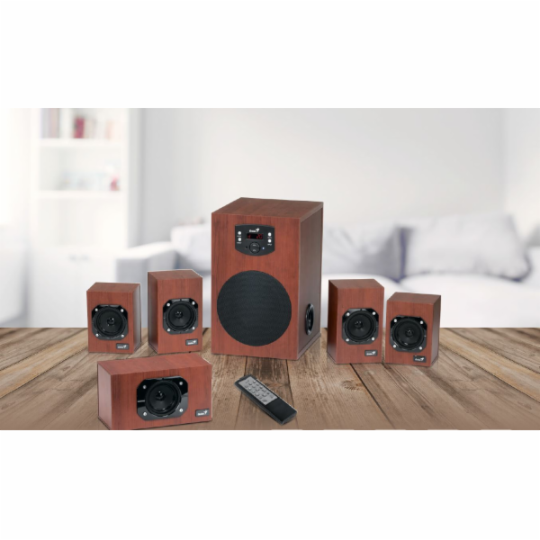GENIUS repro SW-HF 5.1 4600 Ver. II/ 5.1/ 120W/ Dřevěné/ ...