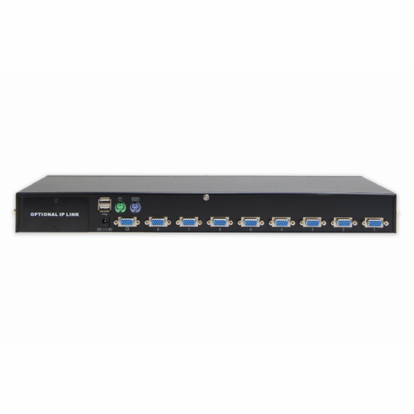 Digitus KVM přepínač USB/PS2 8portový (černý)