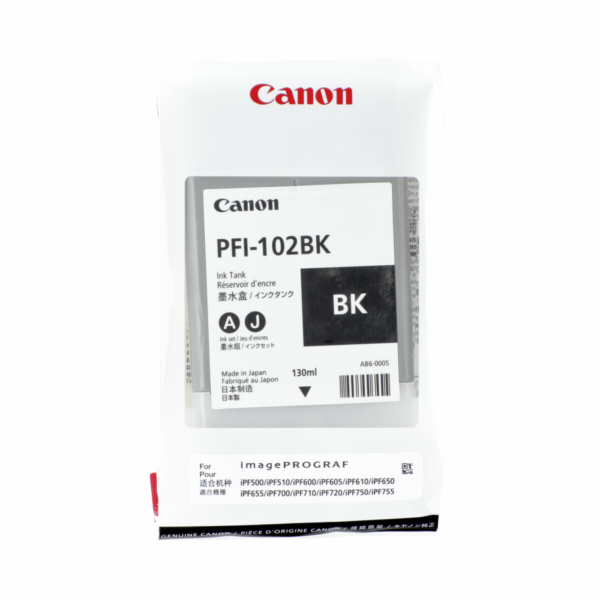 Canon Dye Ink Tank PFI-102 Photo Black