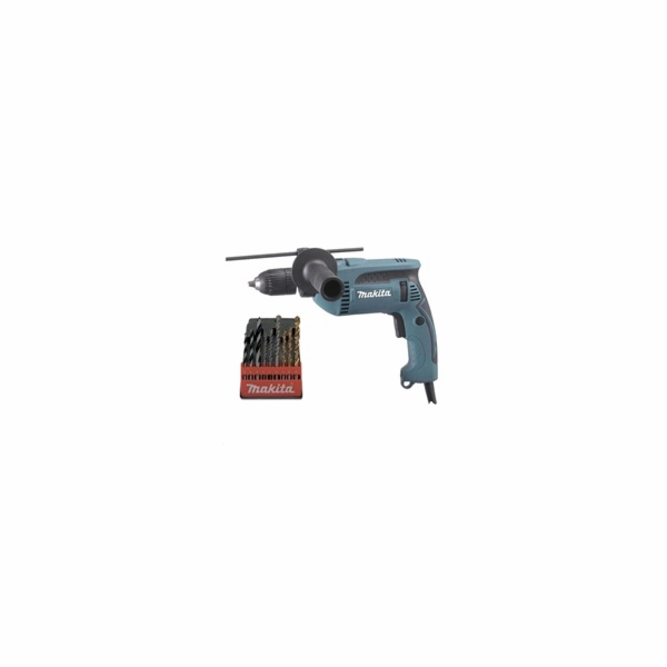 Makita HP1641K1X Příklepová vrtačka s kufrem,rychlosklíči...