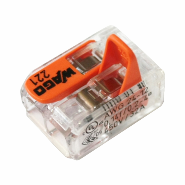 WAGO svorka 2x 0,14-4mm2