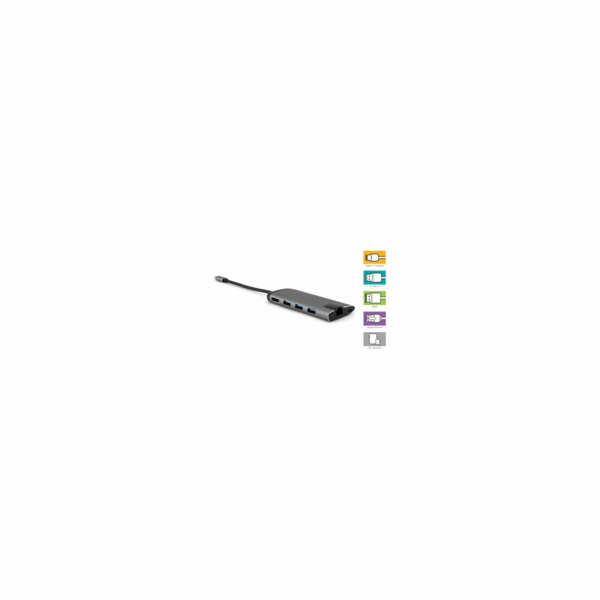 VERBATIM 49142 USB-C Multiport HUB, 3x USB 3.0, 1x USB-C,...