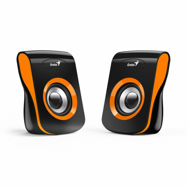 GENIUS repro SP-Q180 Orange, 2.0, 6W, USB napájení, 3,5" ...