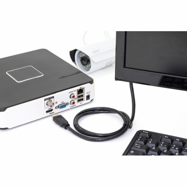 Digitus HDMI Premium High Speed Anschlusskabel, mit Ether...