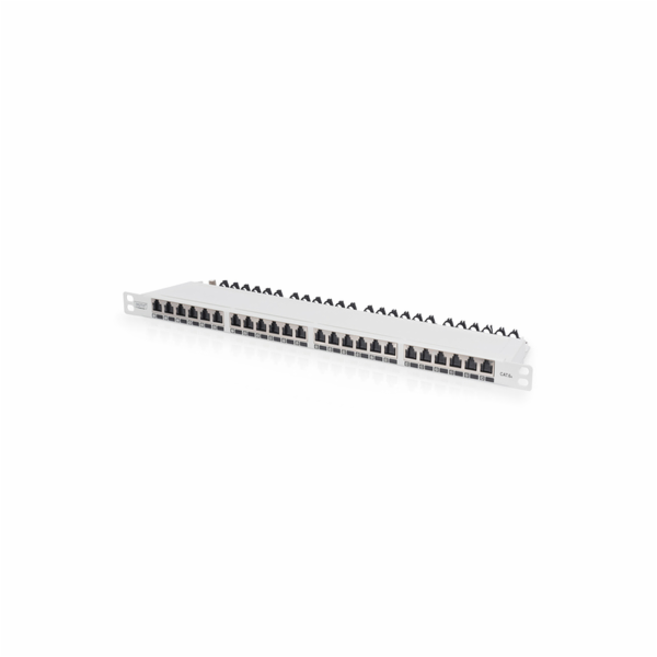 DIGITUS 19" patch panel 24port 0,5U Cat6A, STP, Krone LSA...