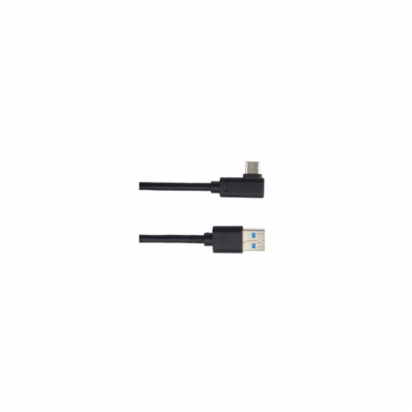 PREMIUMCORD Kabel USB typ C/M zahnutý konektor 90° - USB ...