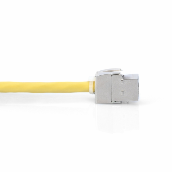 Digitus CAT 6A Keystone Modul, geschirmt mit Kabelmanager...