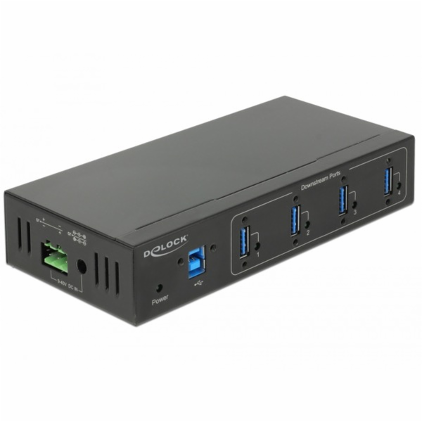 Delock Externer Industrie Hub 4 x USB 3.0 Typ-A, USB-Hub ...