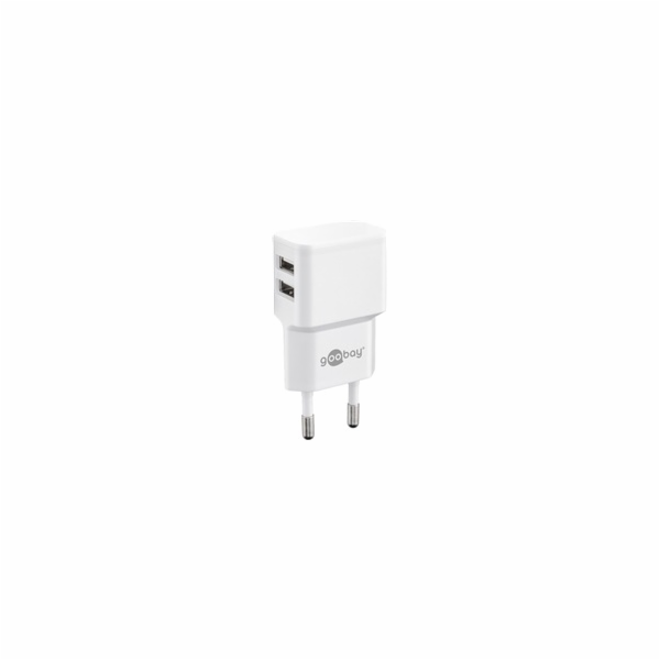 Goobay Napájecí a nabíjecí adaptér 230V na 2x USB, max.2,...