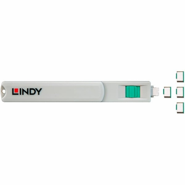 Lindy Zámek portu USB typu C (zelený)