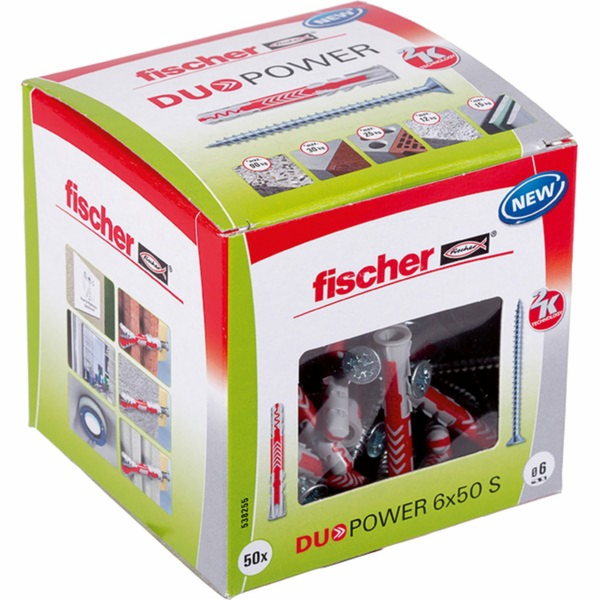 fischer hmoždinka DUOPOWER 6x50 S LD