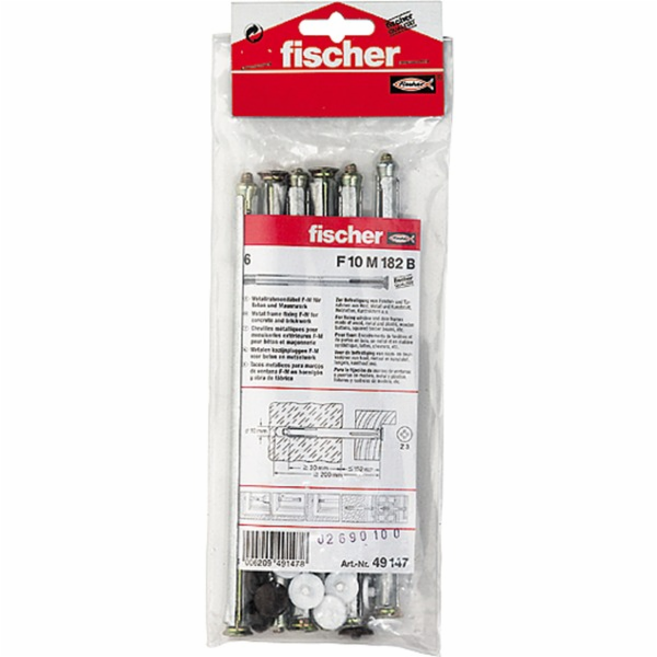 Fischer Hmoždinka do okenního rámu F 10 M 182 B (stříbrná...