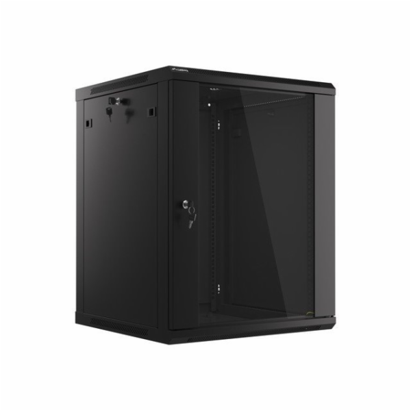 LANBERG Nástěnný rack 19 15U 600X600mm černý flat pack WF...