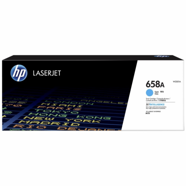 HP 658A - Azurová - originální - LaserJet - kazeta s barv...