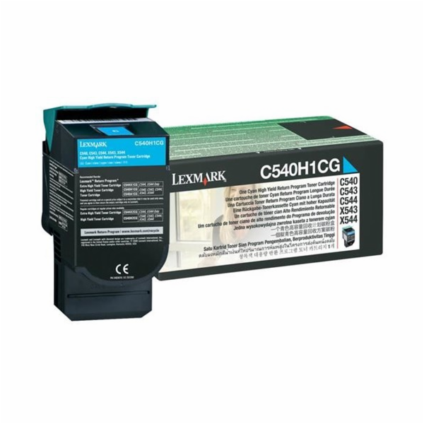 Lexmark C540, C543, C544, X543, X544 2K Cyan HY RP Toner ...