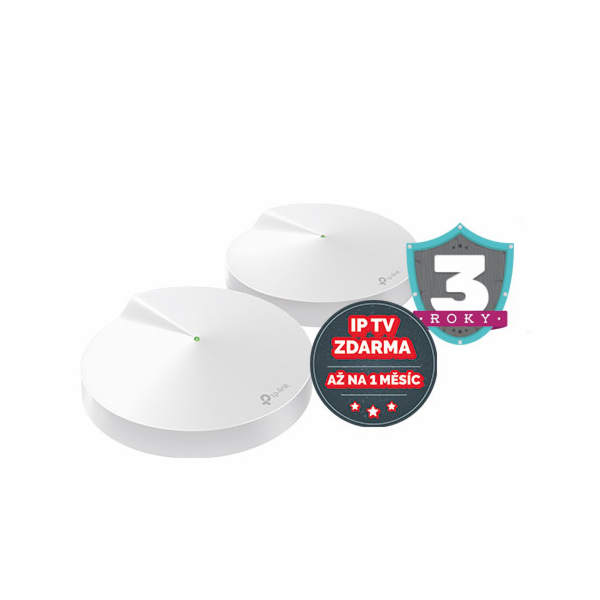 TP-Link Deco M5(2-pack) WiFi5 Mesh (AC1300,2,4GHz/5GHz,2x...