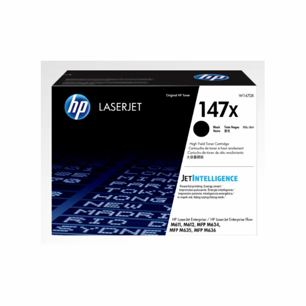HP toner 147X/Black/25 200 stran
