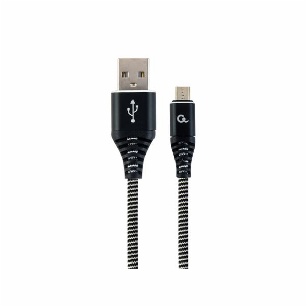 GEMBIRD Kabel USB 2.0 AM na MicroUSB (AM/BM), 1m, opleten...
