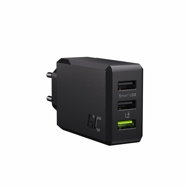 Green Cell GC ChargeSource 3 3xUSB 30W with fast charging...