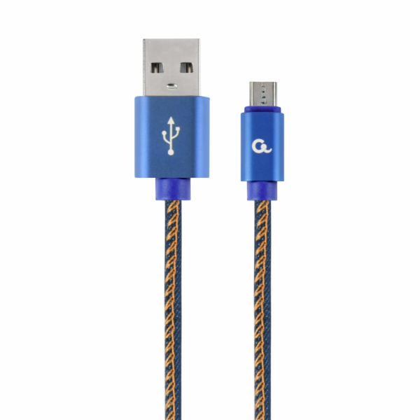 Gembird USB kabel Micro USB kabel prémiové džíny 1 m-CC-U...
