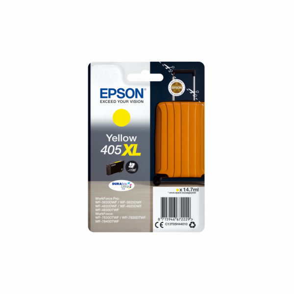 EPSON ink Singlepack Yellow 405XL Durabrite Ultra