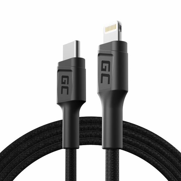 Green Cell Power Stream Kabel Lightning  - USB-C 1m MFi  ...