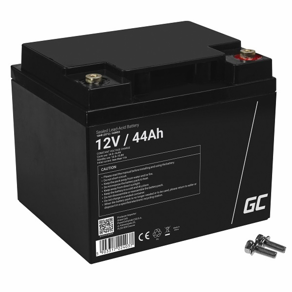 Green Cell AGM VRLA 12V 44Ah maintenance-free battery for...