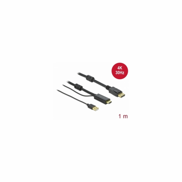 Delock - Kabel video/audio - HDMI, USB (pouze napájení) s...