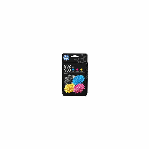 HP 932 Black / 933 CMY Original Ink Cartridge 4-Pack (400...