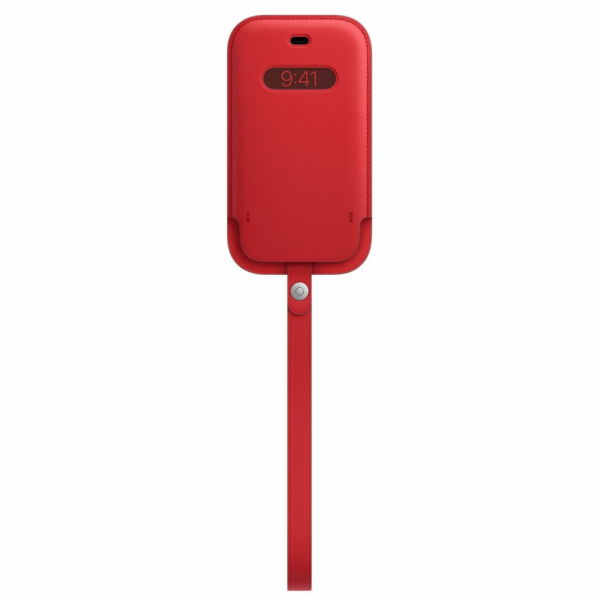 iPhone 12 mini Leather Sleeve wth MagSafe RED