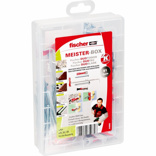 Fischer Krabička s konektory DuoLine Master (světle šedá/...