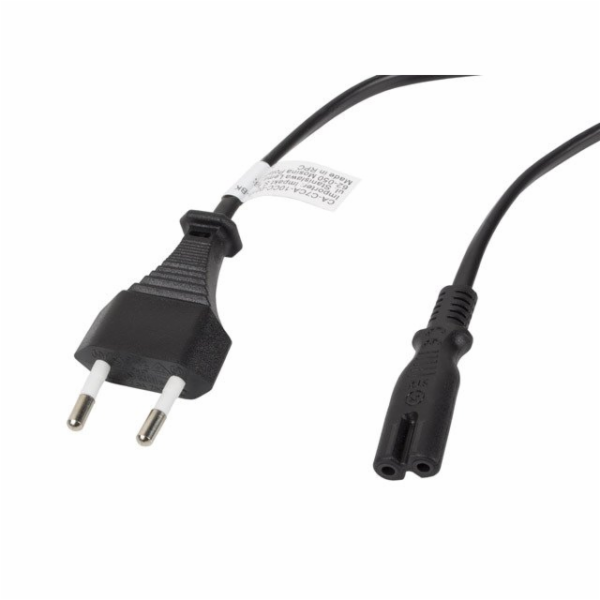 LANBERG CEE 7/16 na IEC 320 C7 EURO (RADIO) POWER CORD 3M...