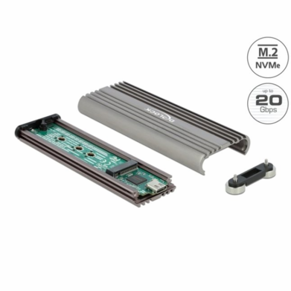 Delock Externí pouzdro pro M.2 NVMe PCIe SSD se SuperSpee...