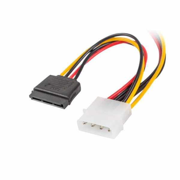 Lanberg Molex (M) na 2x SATA (F) kabel 15cm CA-HDSA-11CU-...