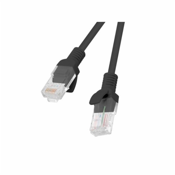 Lanberg PCU6-10CC-0100-BK síťový kabel Černá 1 m Cat6 U/U...