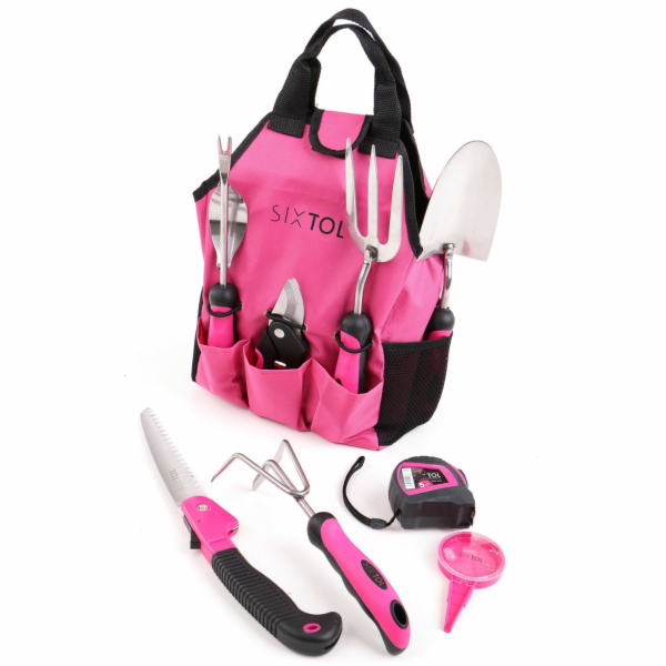 Sixtol Garden Pink 12 SX3029 12dílná sada zahradního nářadí