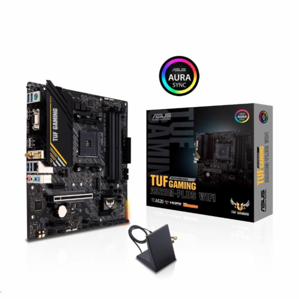 ASUS TUF GAMING A520M-PLUS WIFI soc.AM4 A520 DDR4 mATX M....