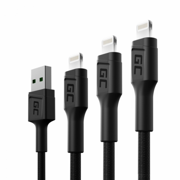 Green Cell USB Cable Set 3x Green Cell GC Ray USB kabel -...