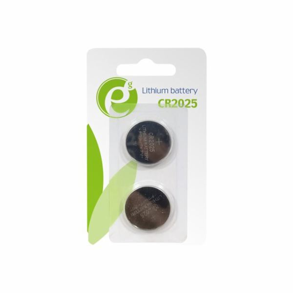 Gembird knoflíková baterie CR2025, 2 ks