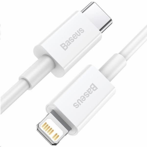 Baseus datový kabel Superior USB-C/Lightning 1m 20W bílý