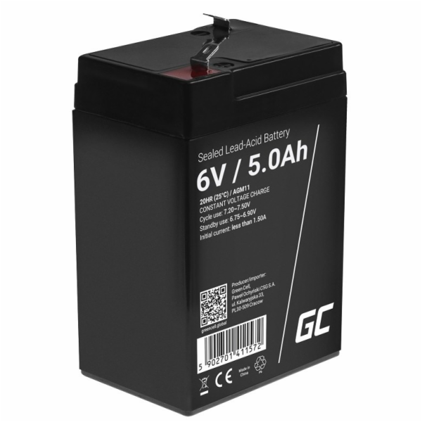 Zelená baterie 6V / 5Ah (AGM11)