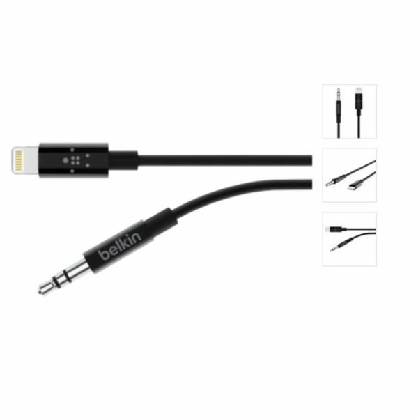 Belkin AV10172bt03 Belkin kabel Lightning - 3,5mm jack, 0...