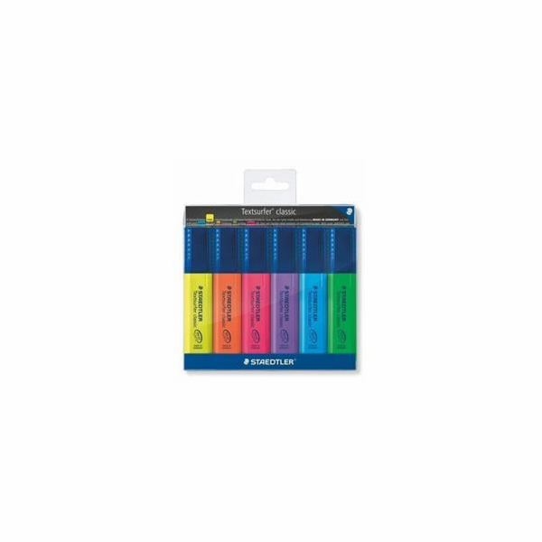 STAEDTLER Zvýrazňovač "Textsurfer classic 364", sada, 6 b...