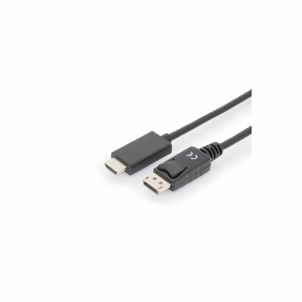 Digitus Adapterkabel DisplayPort > HDMI 4K (schwarz, 3 Me...