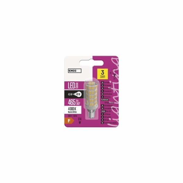 LED žárovka Classic JC 4,5W E14 neutrální bílá