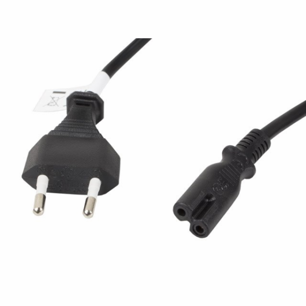 LANBERG CEE 7/16 na IEC 320 C7 EURO (RADIO) POWER CORD 3M...