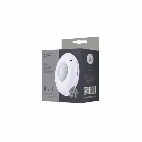 Emos pohybové infra (PIR) čidlo G1130, IP20 C 1200W, bílé
