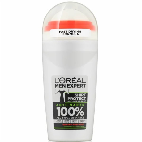 L Oreal Paris Men Expert Roll-on Deodorant Shirt Protect ...