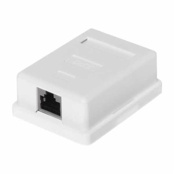 NETRACK 106-12 complete surface-mounted outlet 1 x RJ45 8...